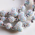 Unicorn White Crystal | Kikiballa Cascade Heart Bracelet